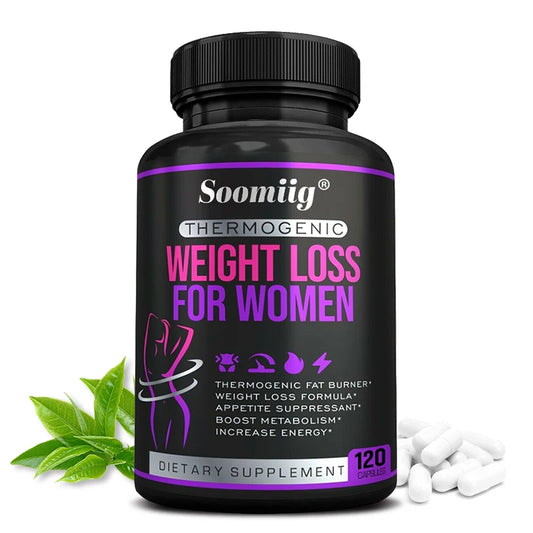 Thermogenic Fat Burner - Natural Appetite Suppressant, Metabolism Booster, Weight Management, Immunity, Metabolism, 120 Capsules