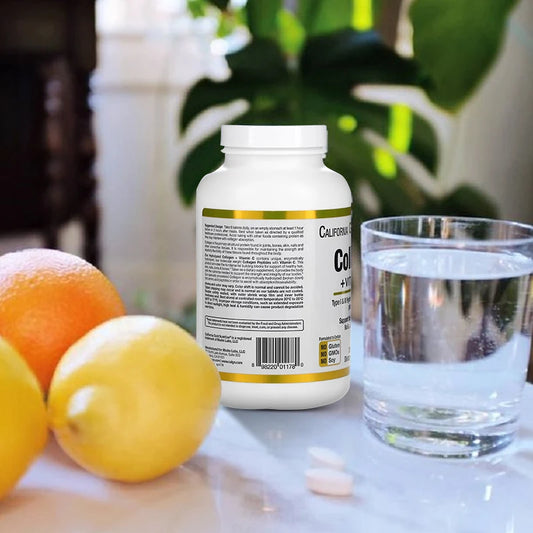 Collagen Peptides Plus Vitamin C Supports Healthy Hair, Skin, Nails, Joints & Bones